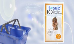 Tea Filter For 3-8 Cup Teapots (T-Sac 2) 100 Pcs